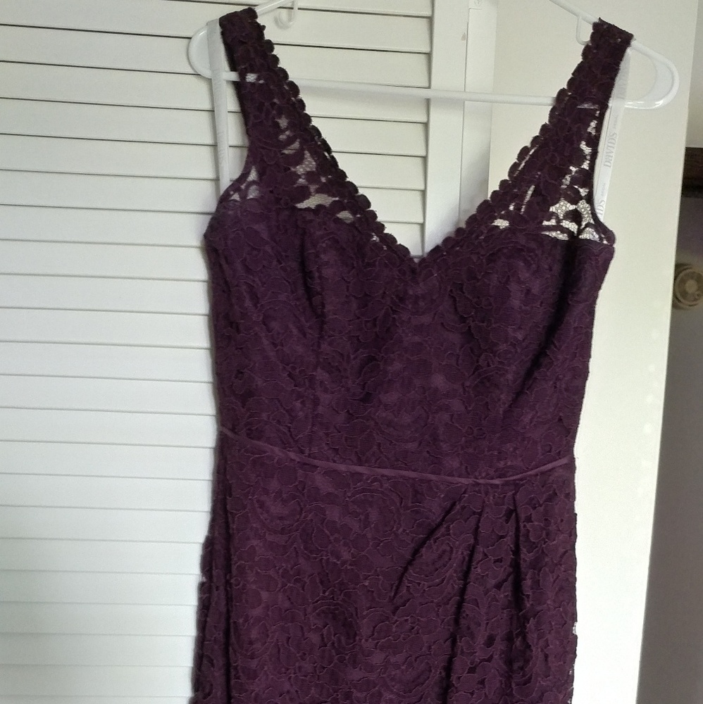 David's bridal bridesmaid dress